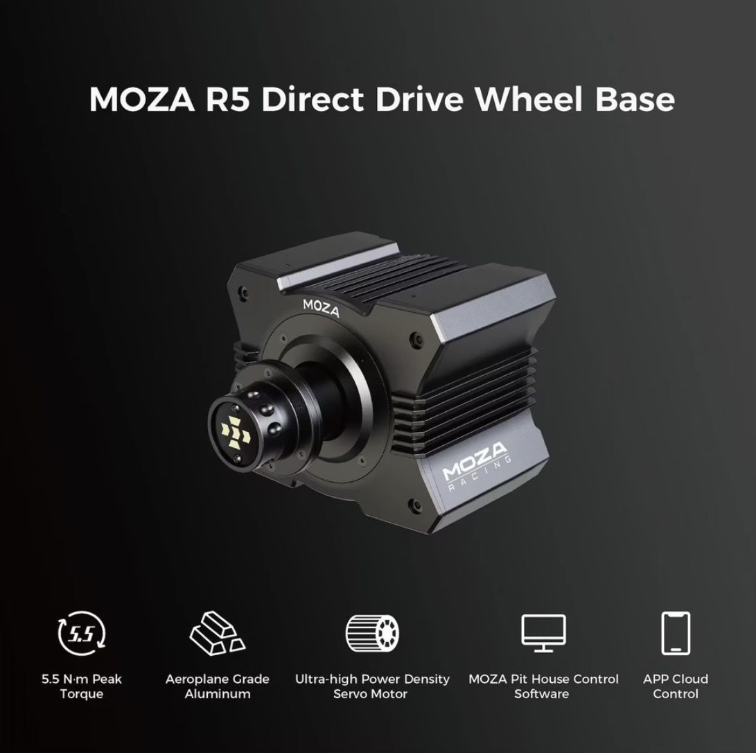 Konsolen: MOZA R5 Racing Direct Drive Racing Simulator – Neu (gemäss Beschreibung) aus Steffisburg von goalie71 2
