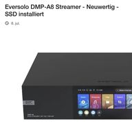 Eversolo DMP-A8 High-End Streamer/DAC – Factory 1TB SSD –OVP