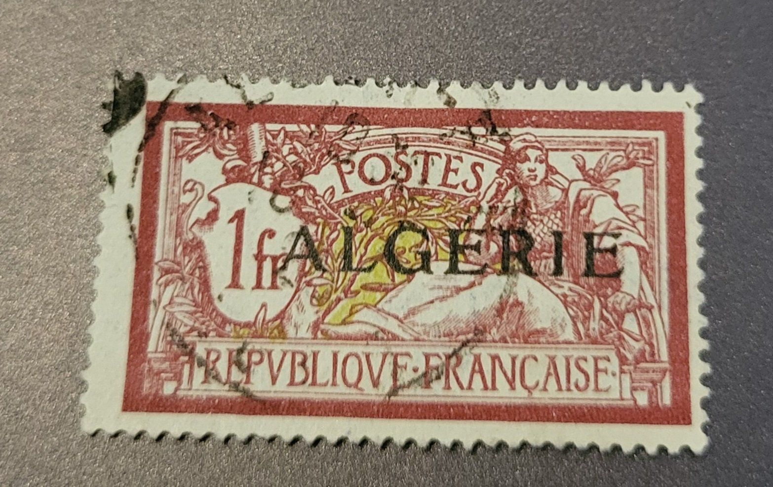 Tutti i francobolli: Algerien 1924 alte briefmarke – Usato da St Gallen venduto da Stampsalshobby