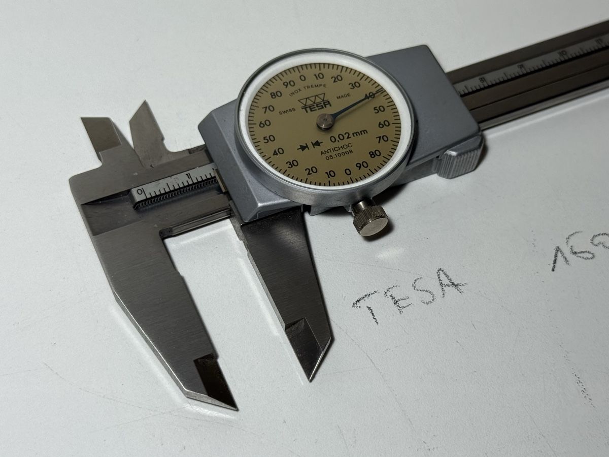 Tesa Messen: TESA Messschieber 150mm analog Schieblehre – Gebraucht aus Boswil von ABLagerBoswil