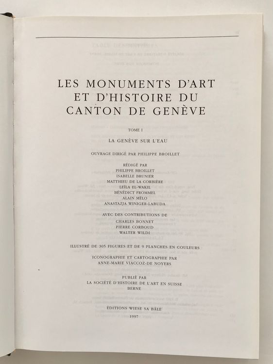 Les Monuments d'art et d'histoire du canton de Genève,l+ lll 4