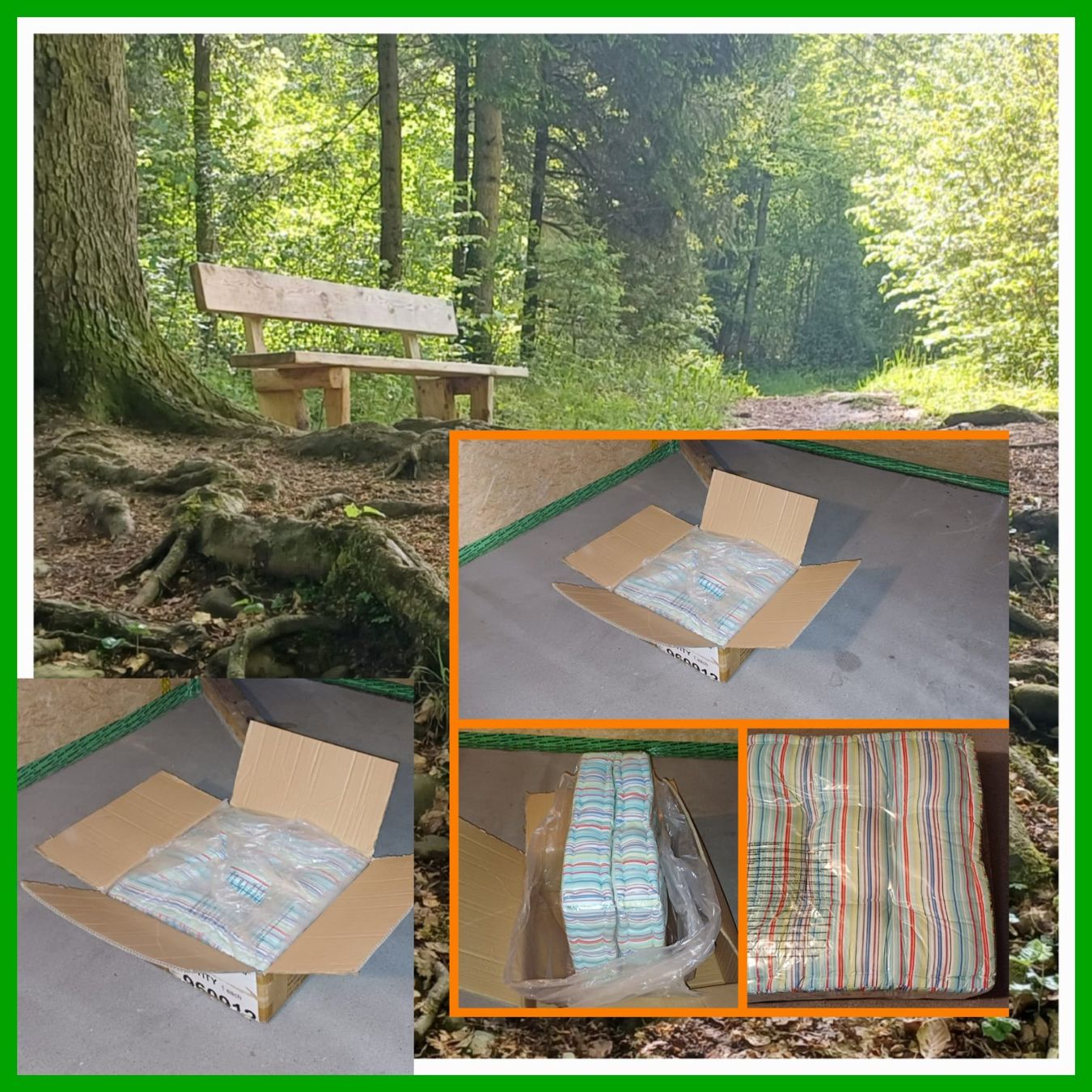 Cuscini: Coussin Longe palettes/set à 2 Pce.oder Perfekt zum Sitzen! – Nuovo e nell'imballaggio originale da Payerne venduto da jea_m6nb 5