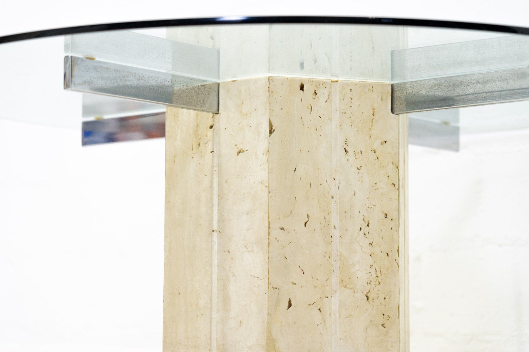 Tische: Couchtisch Travertin Glas - Lieferung möglich – Gebraucht aus Schaffhausen von Studio-Ara 6