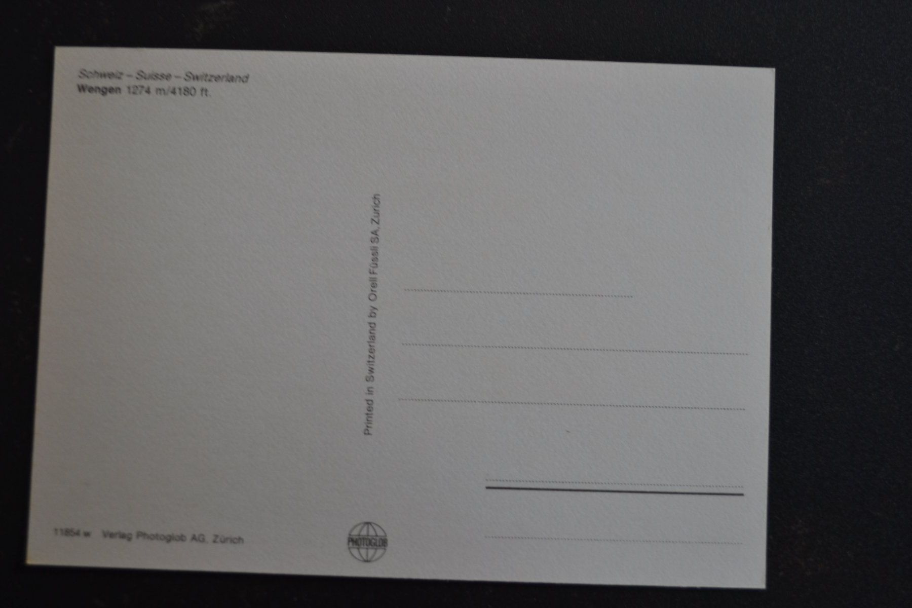 Cartes postales: AK Wengen BE – D'occasion à Beinwil am See par kajak55 1