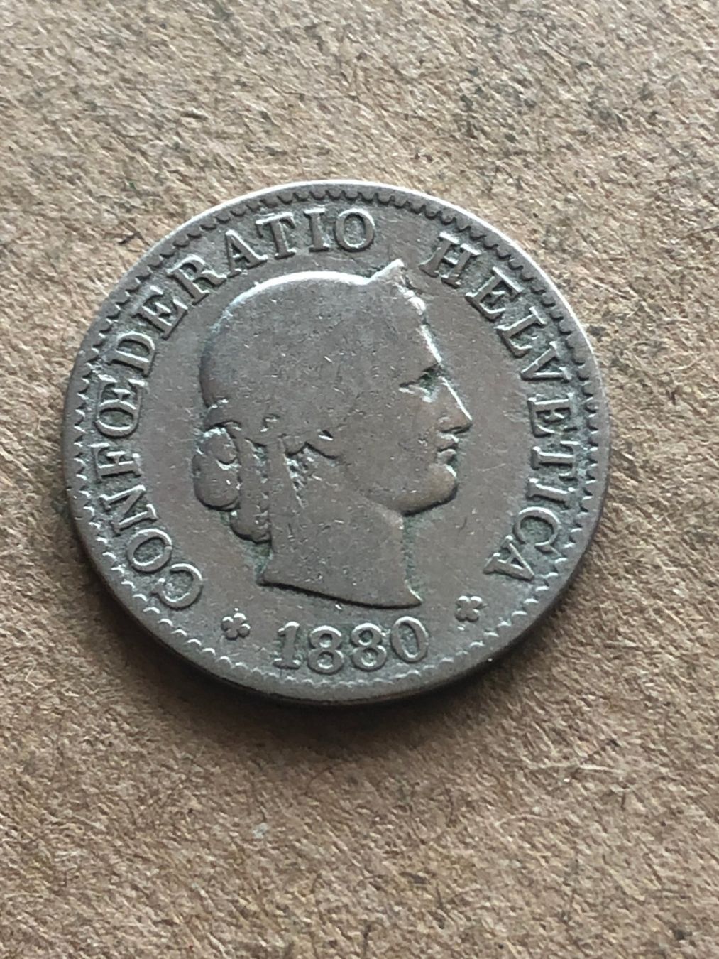 Toutes les monnaies: 5 Rp. 1880 – D'occasion à Schötz par Odpa