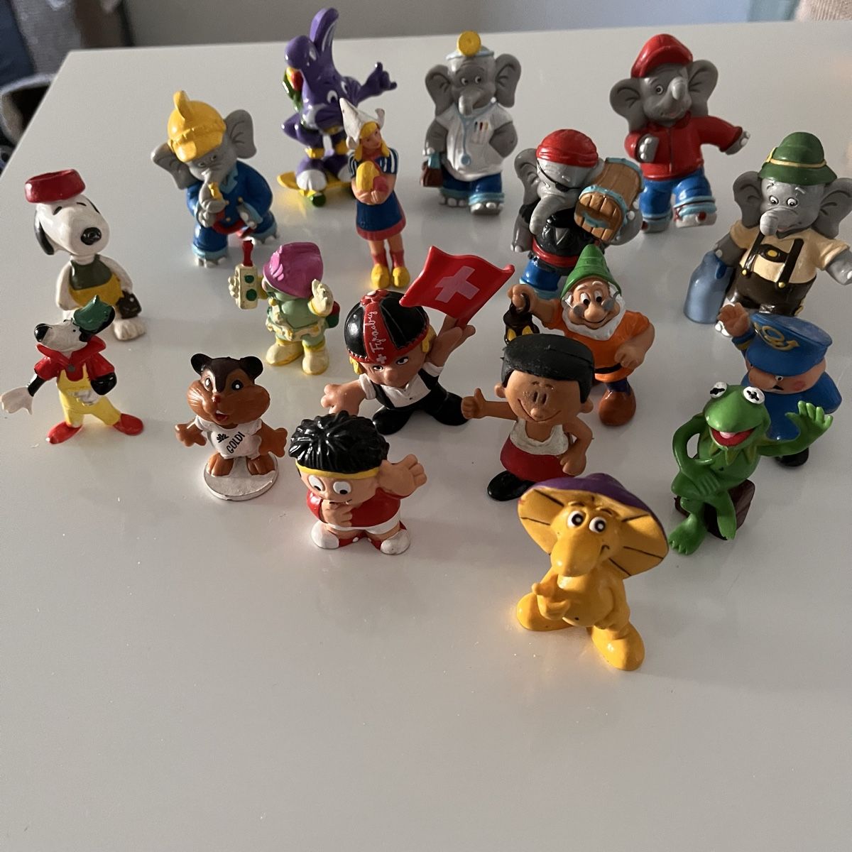 Schleich Statuette: Gummi Werbefiguren vintage 18 Stück – Usato da Recherswil venduto da Solheure66 1