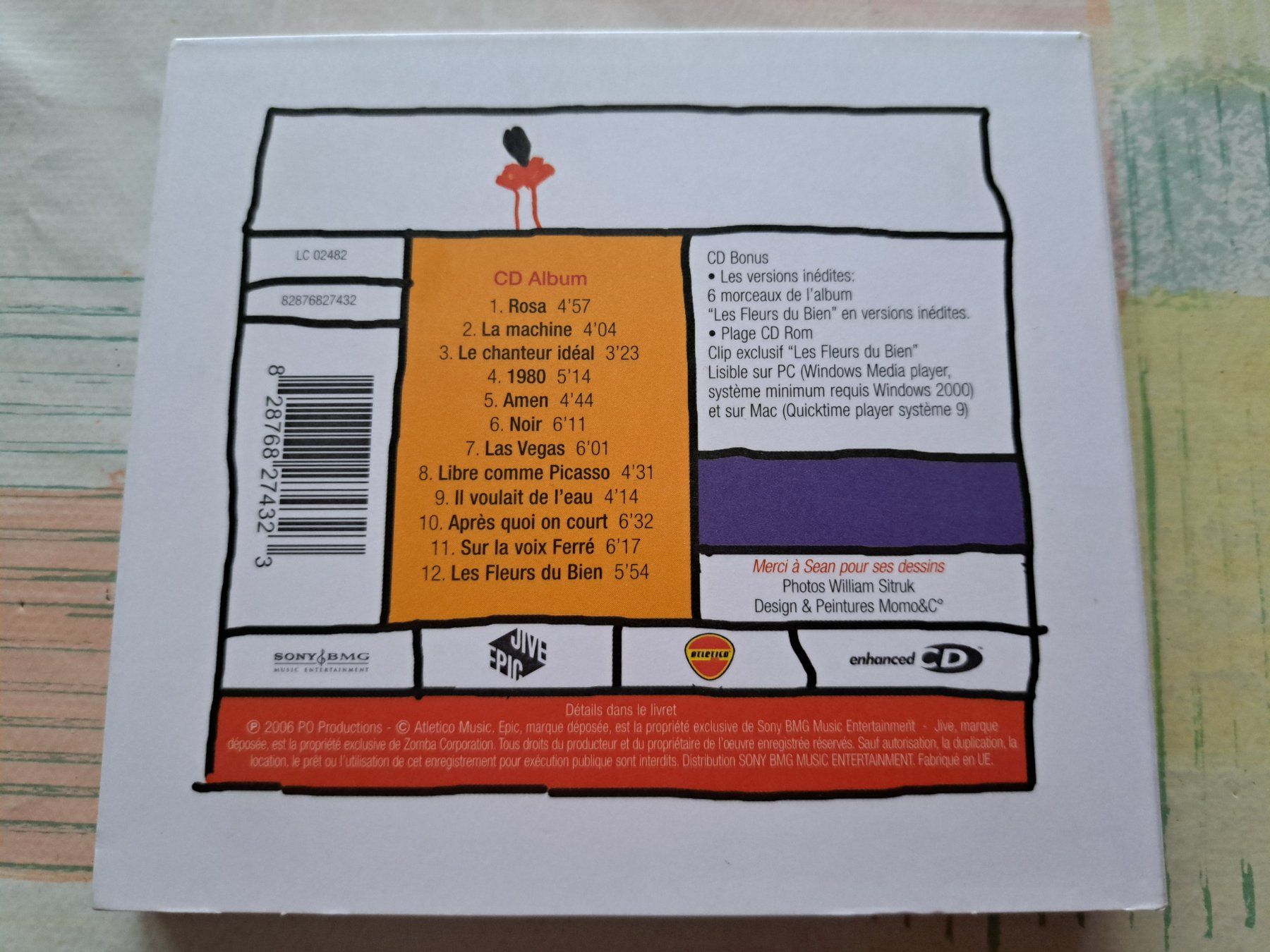 CD: Cd Obispo - Les fleurs du bien – Usato da Pully venduto da bro_n52j 1