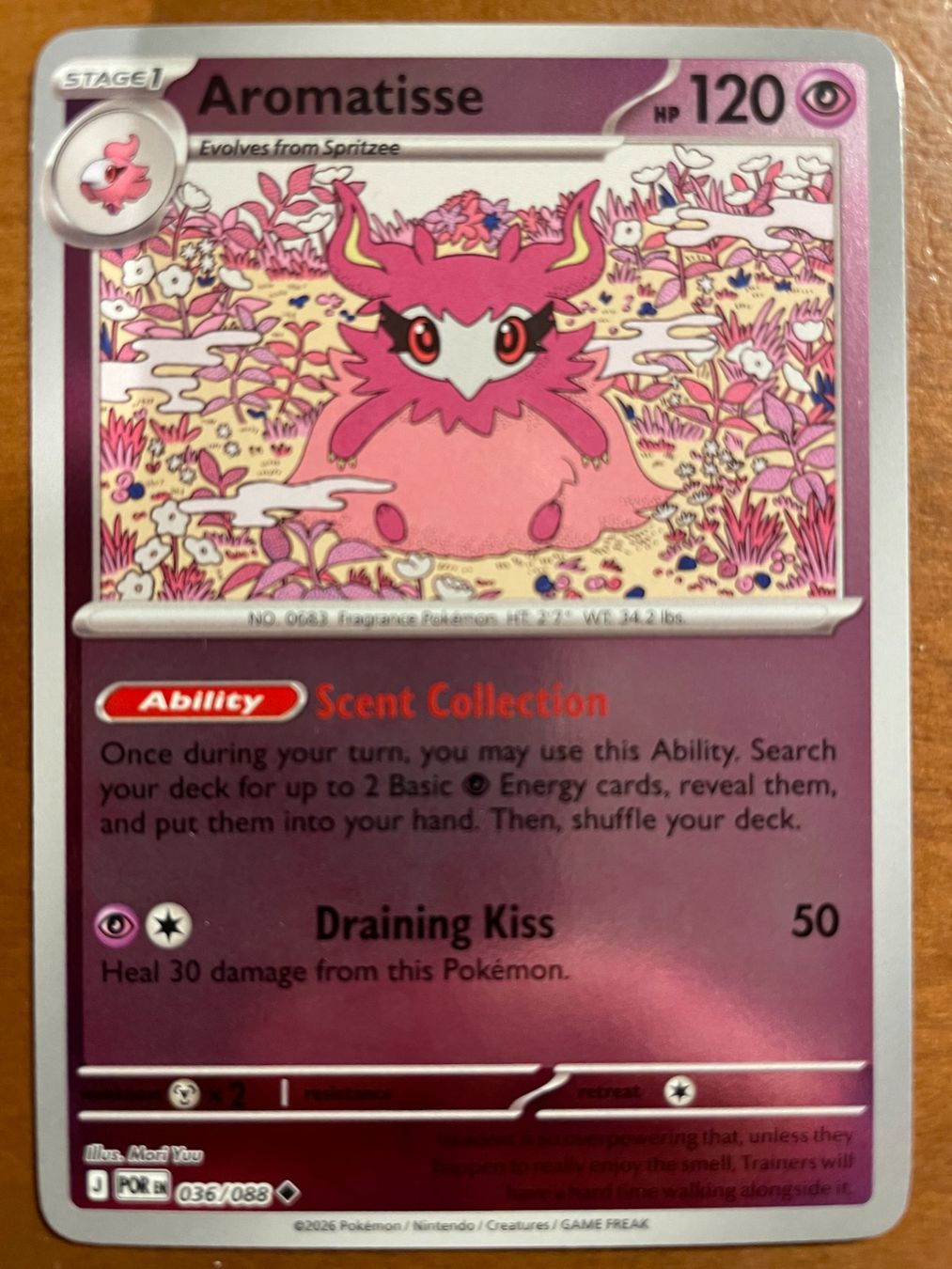 Pokémon Sammelbilder & Trading cards: Pokemon Aromatisse Reverse (Versand gratis) – Neu (gemäss Beschreibung) aus Chur von Angerson