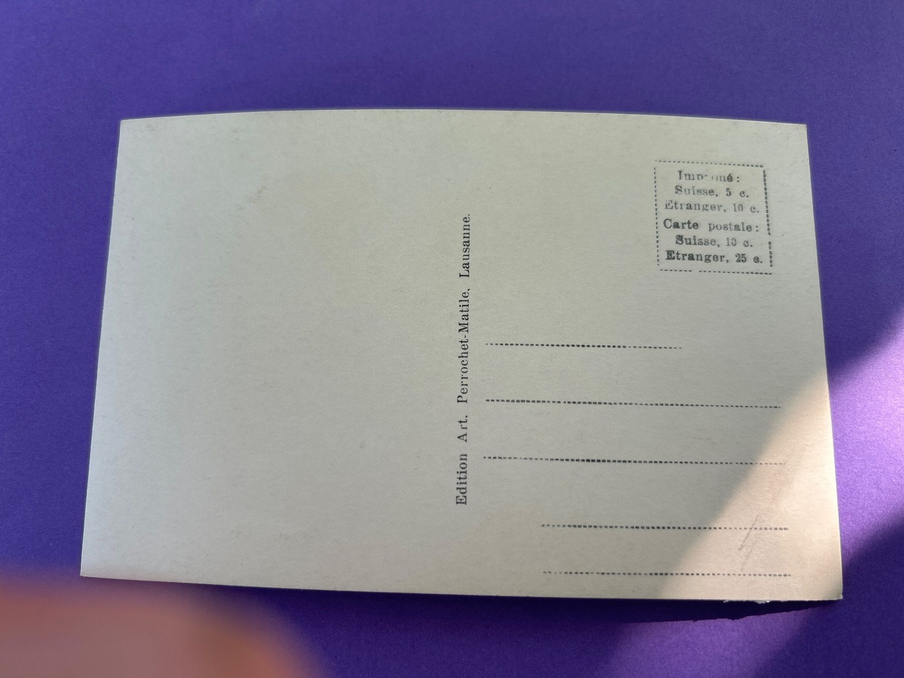 Cartoline postali: Vevey, Russische Kirche, ungelaufen – Usato da Hefenhofen venduto da Bierinder 1