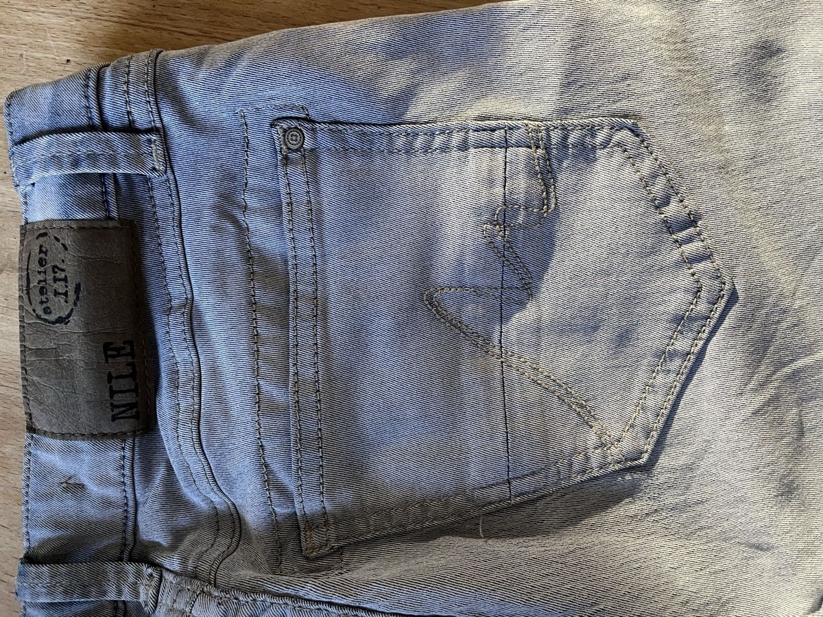 Nile Jeans: Nile Stretch Jeanshose gr.36 hellblaugrau – Usato da Rikon im Tösstal venduto da stupsi99 2