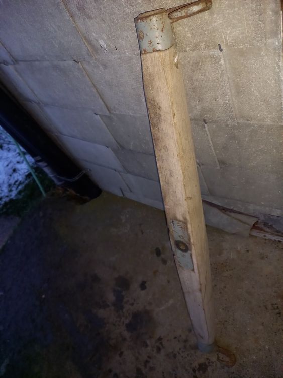 Articoli in legno: Antikes Wögli mit geschmiedeten Beschlägen – Usato da Galgenen venduto da Allerlei8854 2