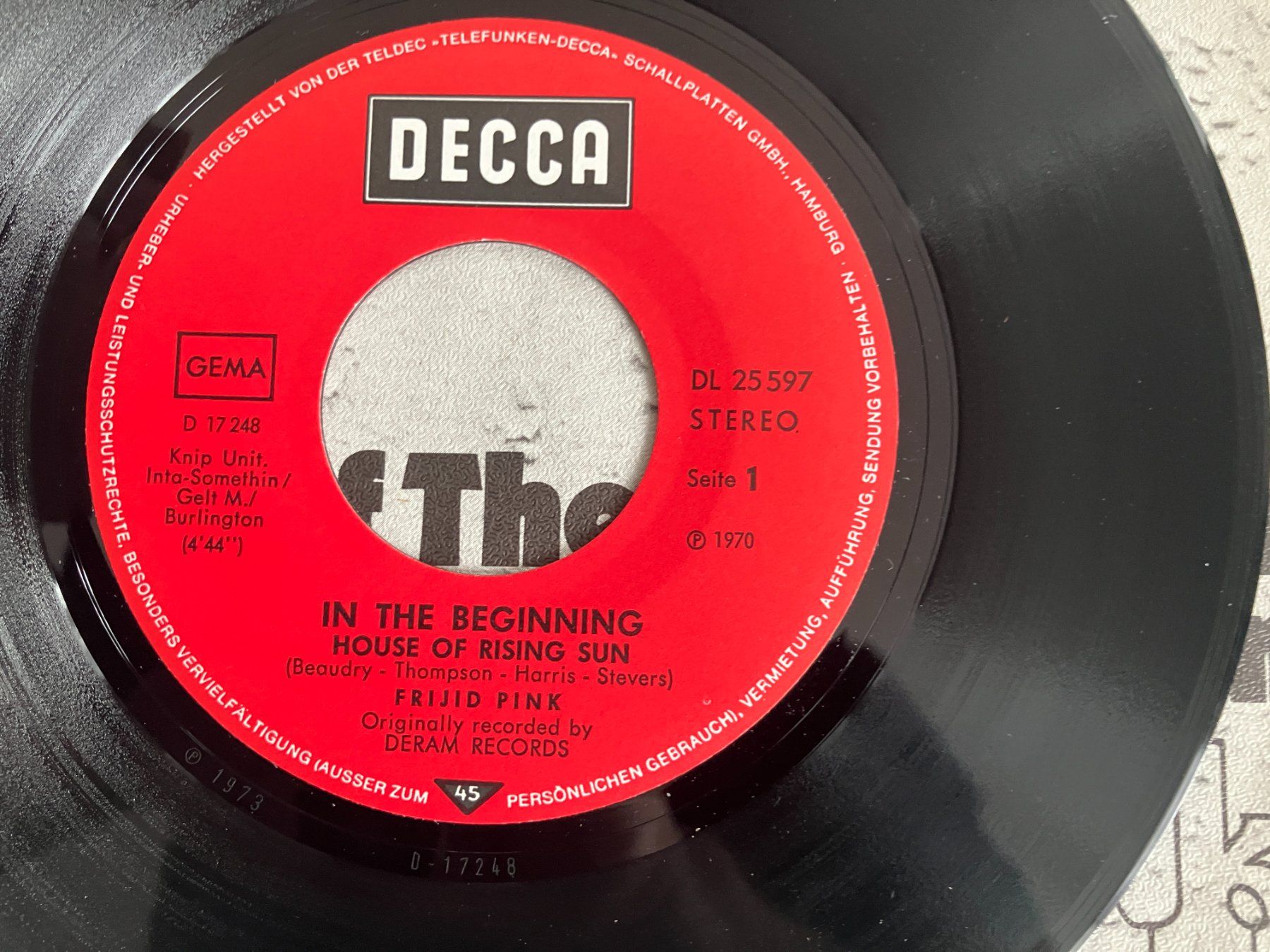 Dischi in vinile: Frijid Pink – Usato da Aarwangen venduto da Jukebox3 4