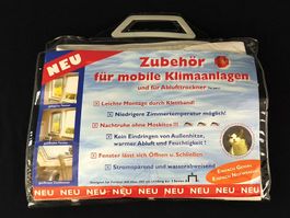Zubehör für eine mobile Klimaanlage in Weiss