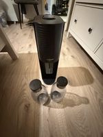 Wassersprudler SodaStream Terra schwarz zwei Flaschen