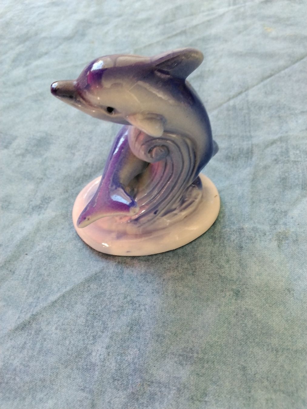 Figuren: 2 DELFINE BLAU – Gebraucht aus Biel/Bienne von dasi3