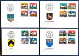 1976 - 79 / FDC - Schweizer Schlösser/ I - IV