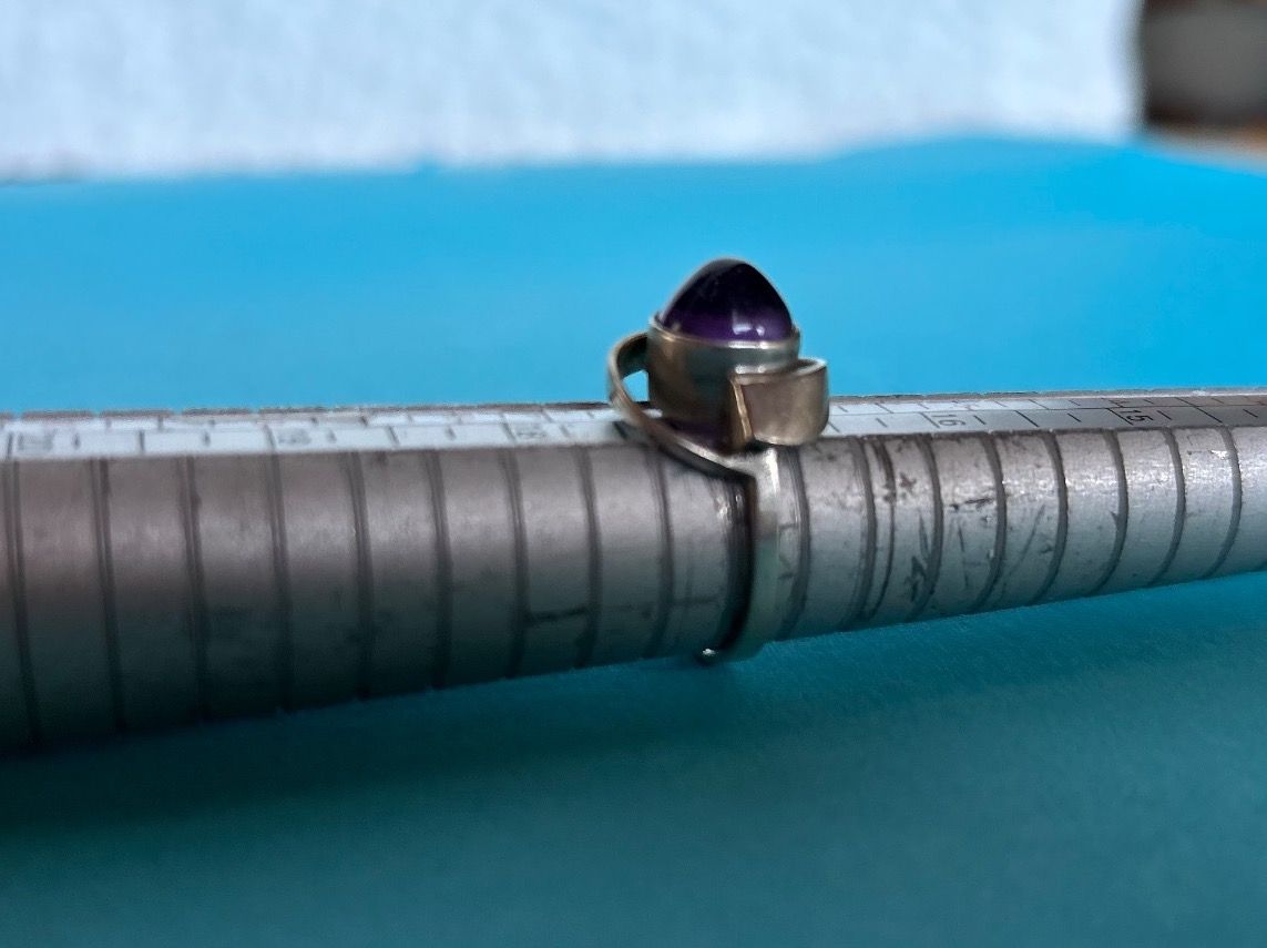 Anelli: silberring VIOLETTE Amethyst KUGEL (54) – Usato da Dittingen venduto da Bellevista 6