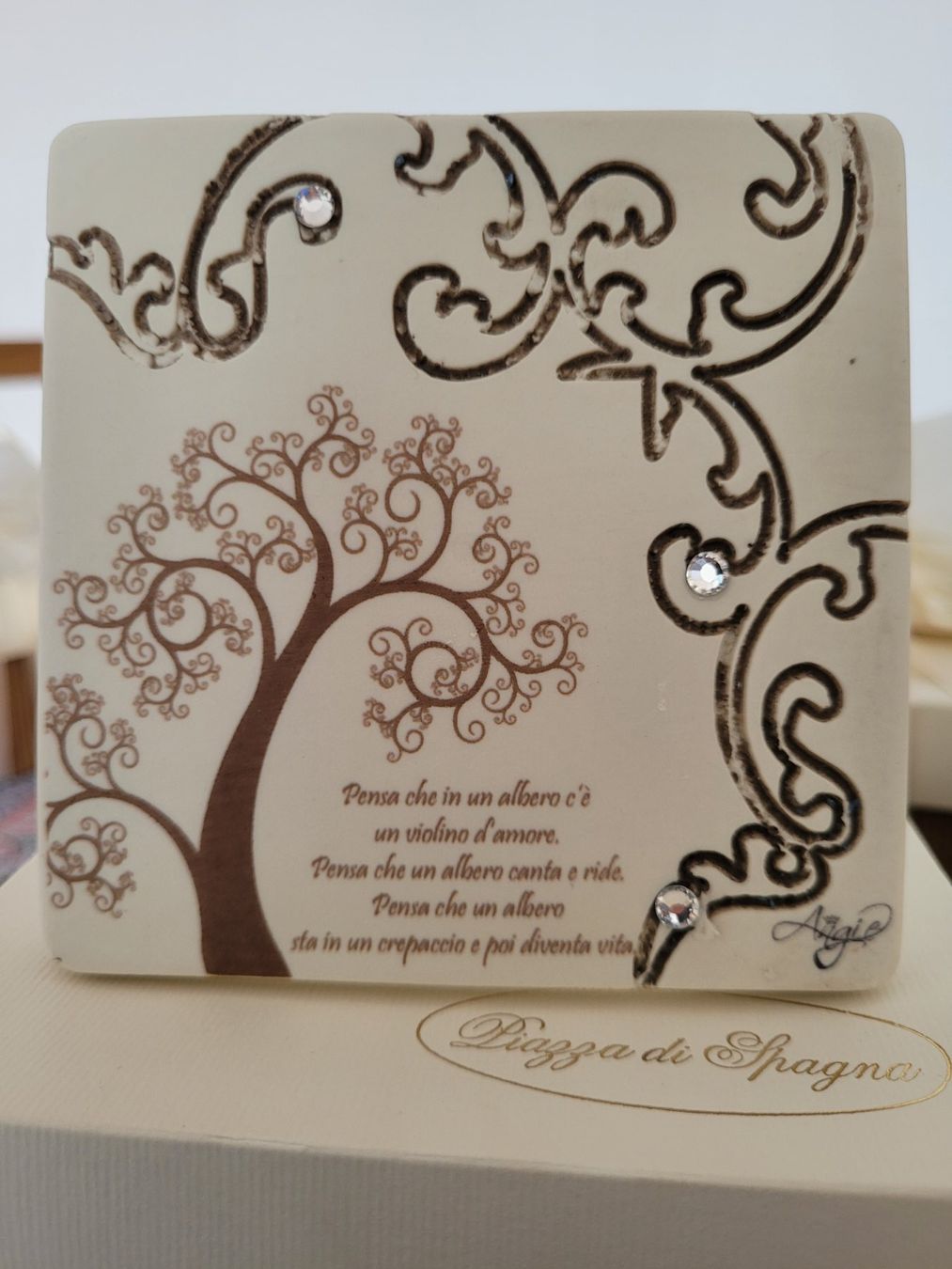 Tutte le decorazioni: 11 Bomboniere Baum des Lebens – Nuovo e nell'imballaggio originale da Niederwangen BE venduto da f.papalo 2