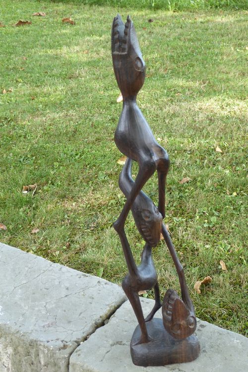 Original Makonde Skulptur Teakholz Kaufen auf Ricardo