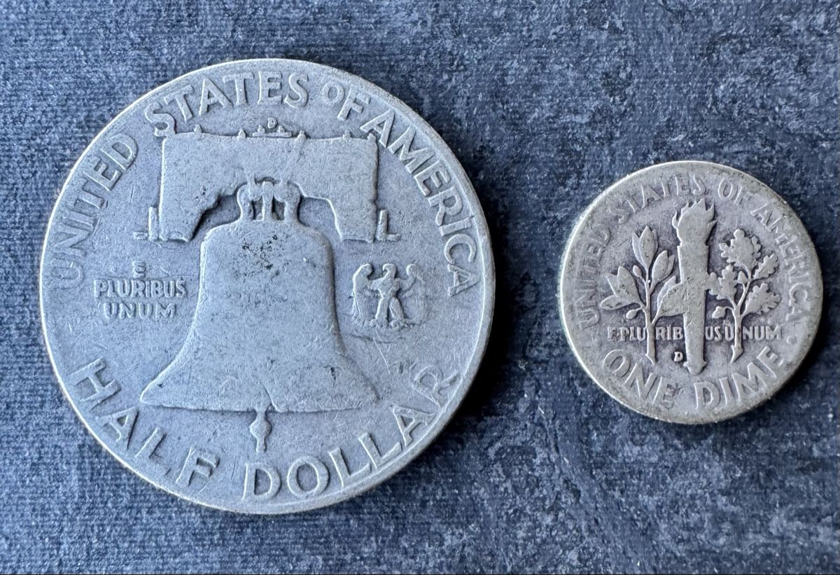 Tutti le monete: 2 US Silbermünzen – Usato da Meilen venduto da coins4sale 1