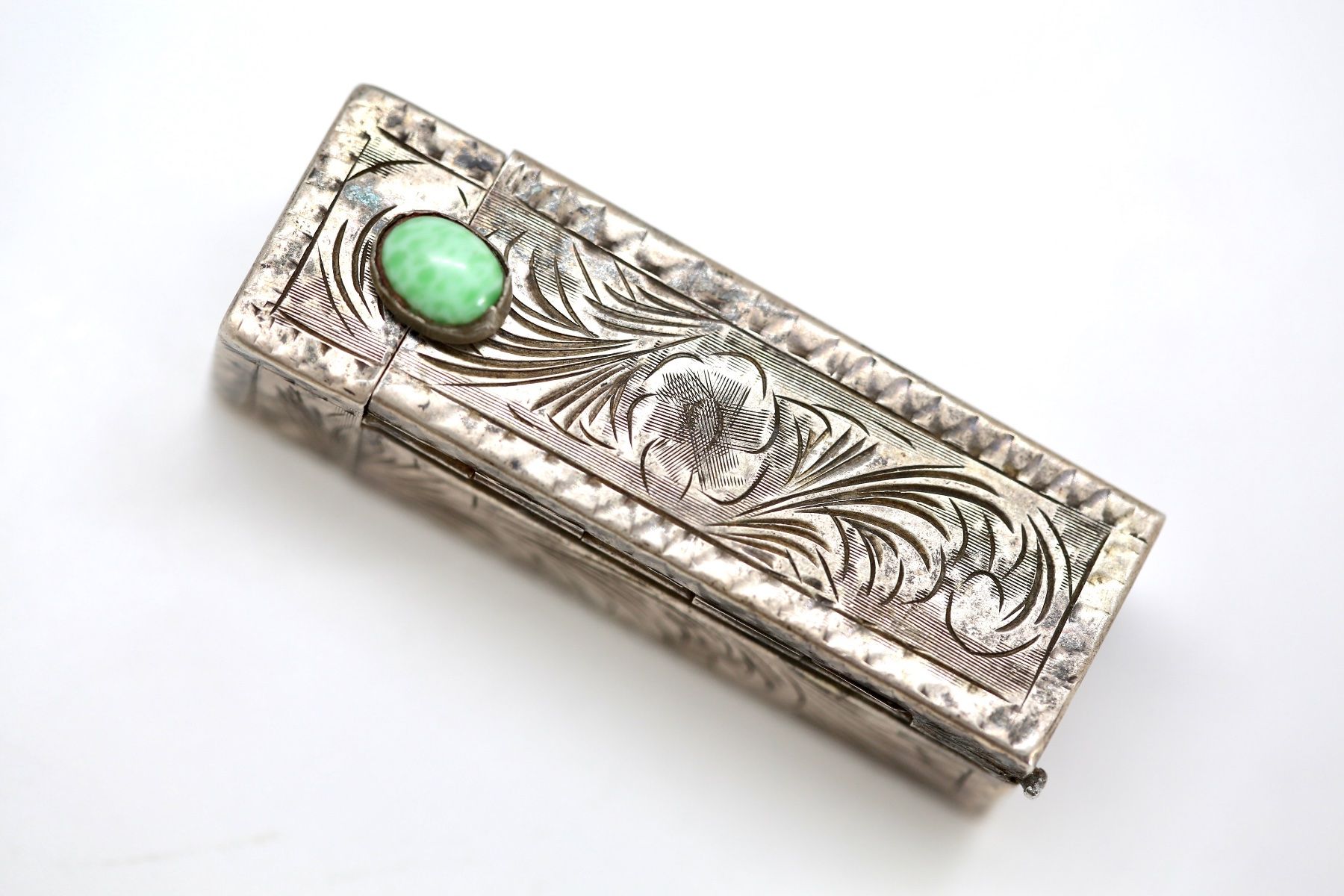 Make-up: Antiker Lippenstift-Halter aus Silber – Gebraucht aus Reinach BL von Han-Numismatik