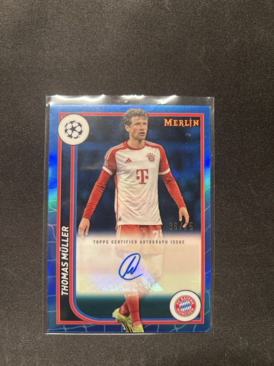 Topps Carte collezionabili: Topps Merlin Thomas Müller /75 – Usato da Greppen venduto da hcv_cc2r
