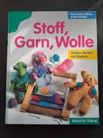 Stoff, Garn, Wolle, Textiles Werken mit Kindern vintage