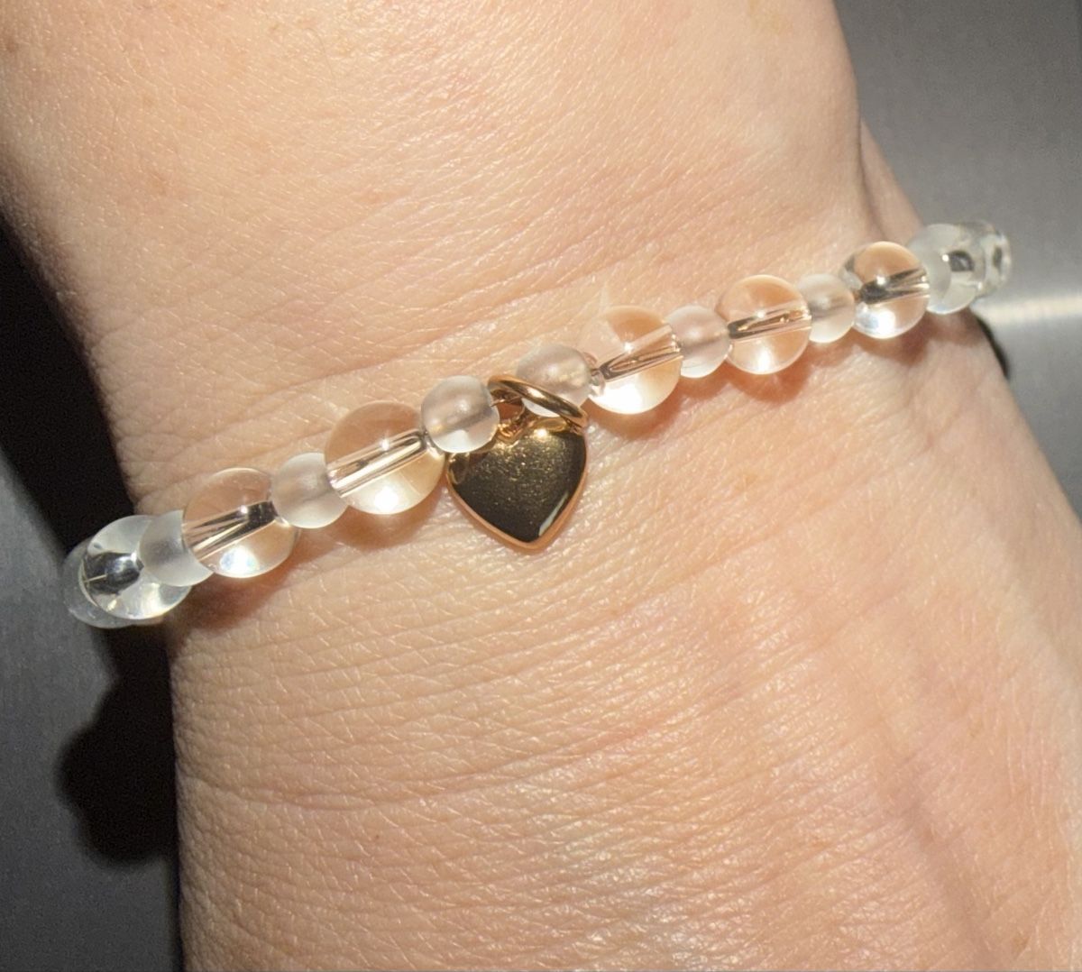 Purelei Bracciali & Braccialetti: Armband mit rosé Herzanhänger – Nuovo (secondo la descrizione) da Luzern venduto da Pool33 1
