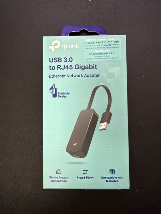 TP-Link USB 3.0 Gigabit Netzwerkadapter RJ45 (Neu und originalverpackt ...