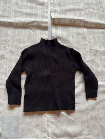 Kinder Schwarzer Rollkragenpullover, Grösse 92, Top Zustand!