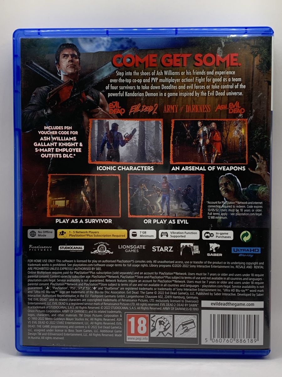 Sony Giochi: Evil Dead The Game - PS5 – Usato da Ostermundigen venduto da RG-Collector 1
