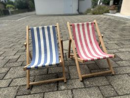 2 Kinderliegestühle gebrauch, voll funktionsfähig