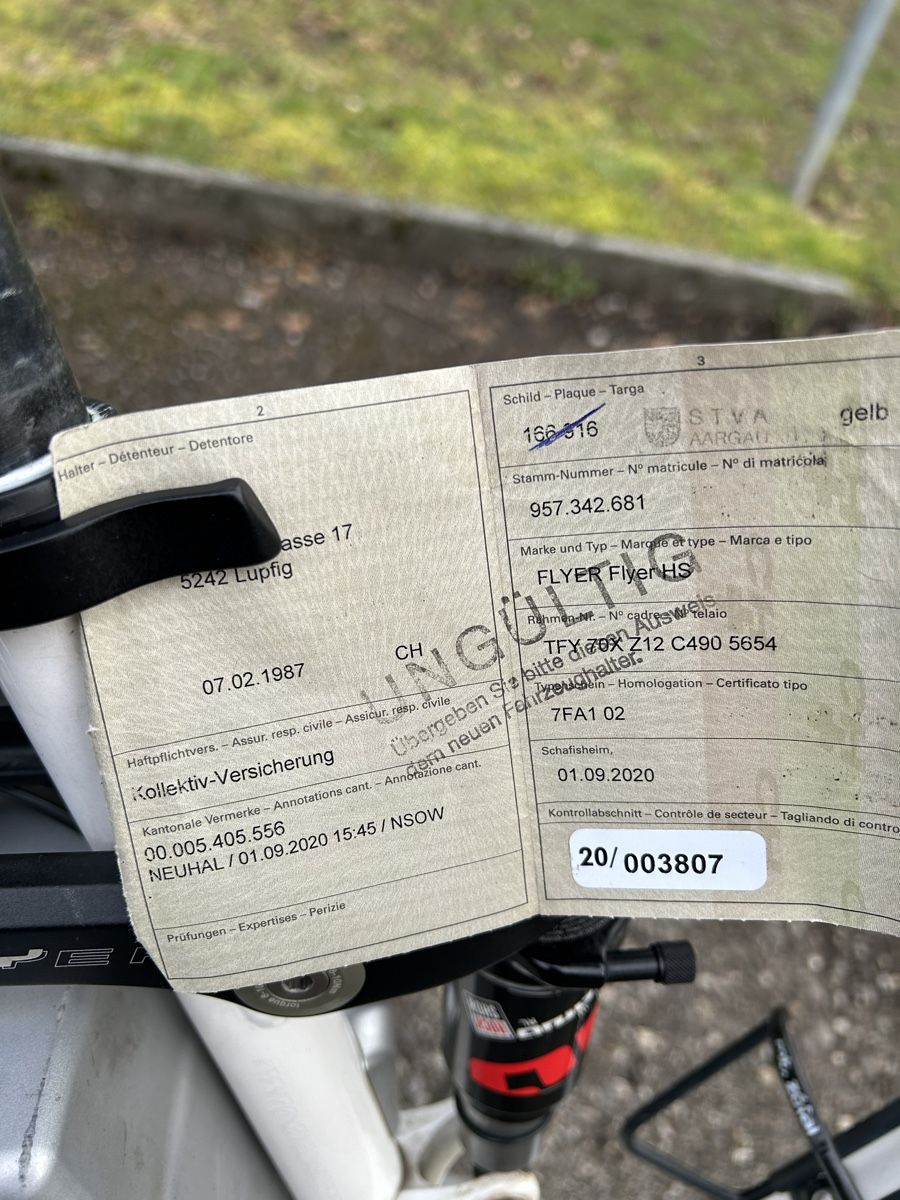 Flyer Velos: Fully E-Bike Flyer / 45 km/h – Gebraucht aus Egerkingen von G1970B 1