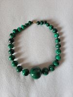 Collier Vintage Massiv Malachit 38 cm