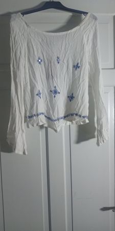 NEU Boho Bluse mit Stickereien Mexiko Stil zu Nile Odd Molly