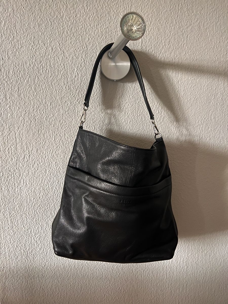 Still Nordic Taschen für Damen: Ledertasche Still Nordic, schwarz  – Gebraucht aus Solothurn von Brini06