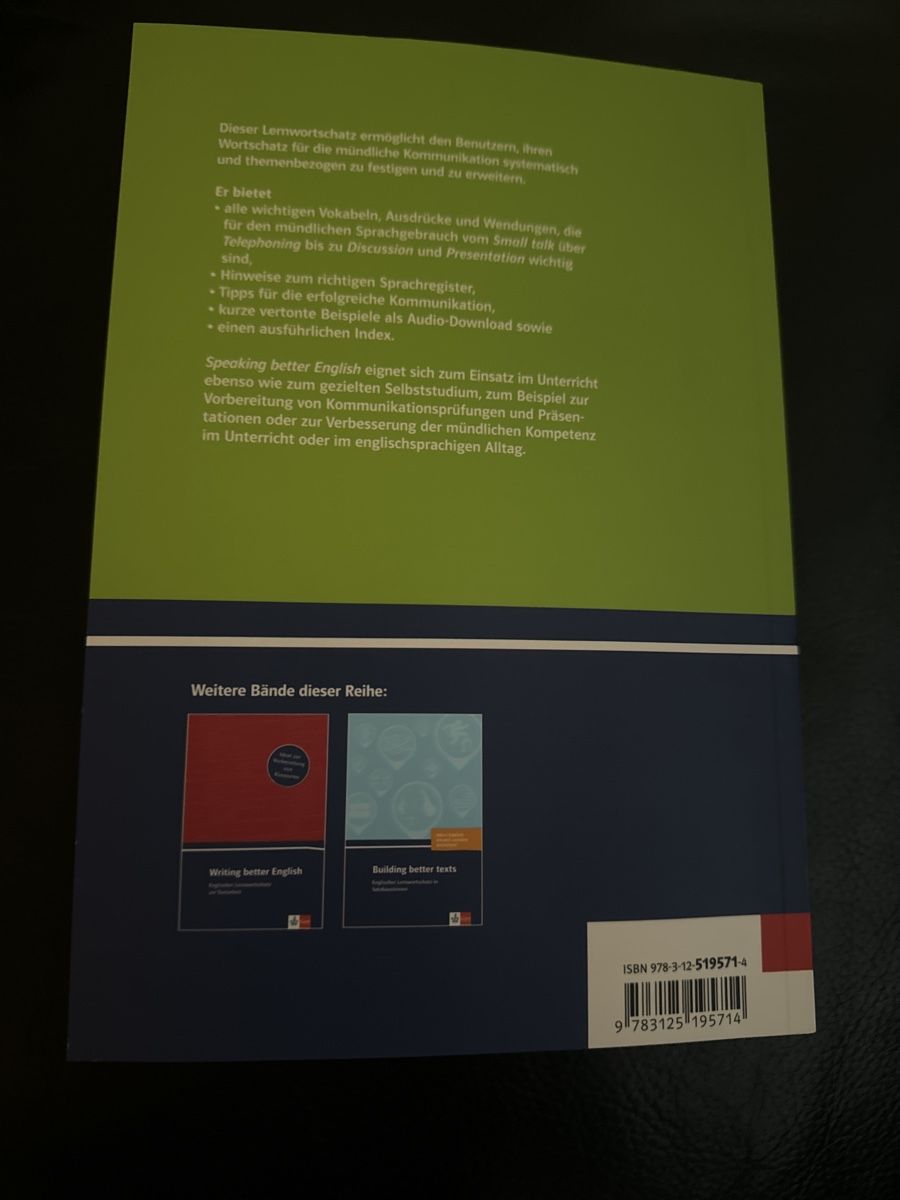 Libri: Speaking better English – Usato da Wetzikon venduto da ana_5lwx 2