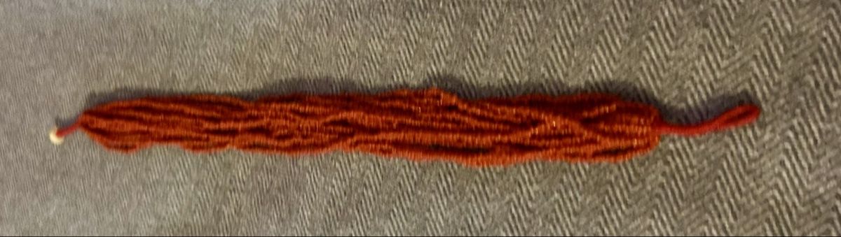 Catenine: Petit Collier ethnique de perles rouges vintage – Usato da Petit-Lancy venduto da Pierre_le_voyageur 2
