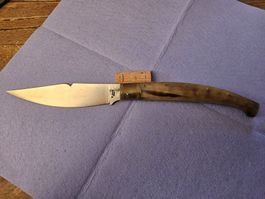 Tanuccio Leoni Iscanu coltello lama 16 cm manico muflone