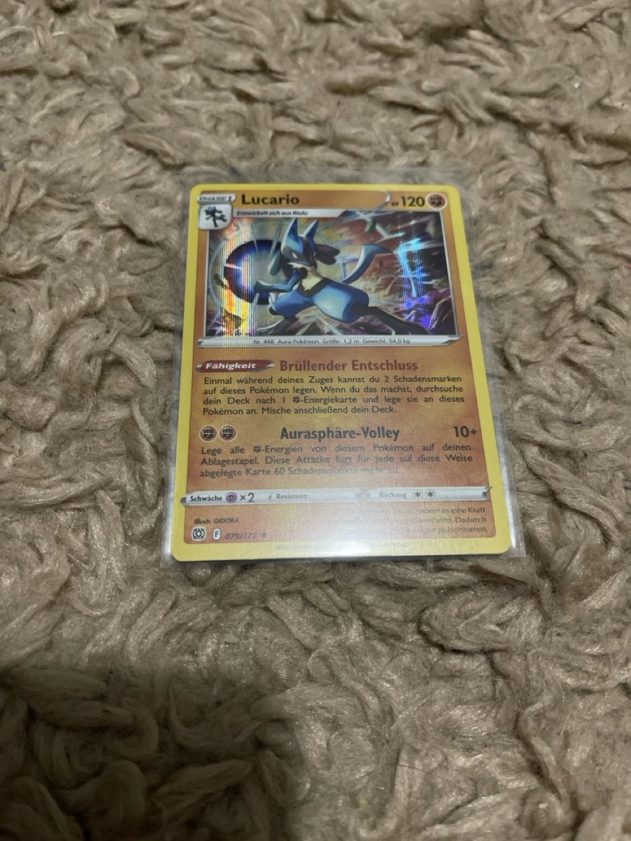 Pokémon Carte collezionabili: Pokémon Lucario Karte Holo – Nuovo (secondo la descrizione) da Unterkulm venduto da AnoliOccasion