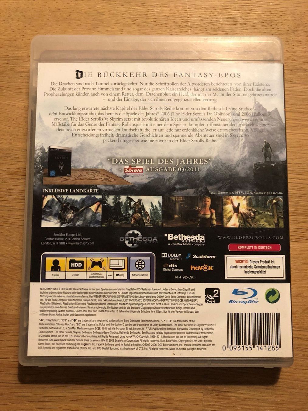 Sony Giochi: The Elder Scrools Skyrim für Ps3 – Usato da Kestenholz venduto da Inna09 2