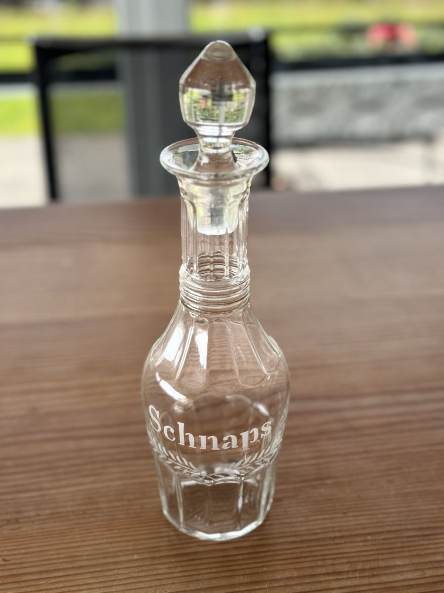 Caraffe: Schnapskaraffe Glaskaraffe Kristallkaraffe Glas Dekanter Sch – Usato da Lanzenhäusern venduto da Galaa