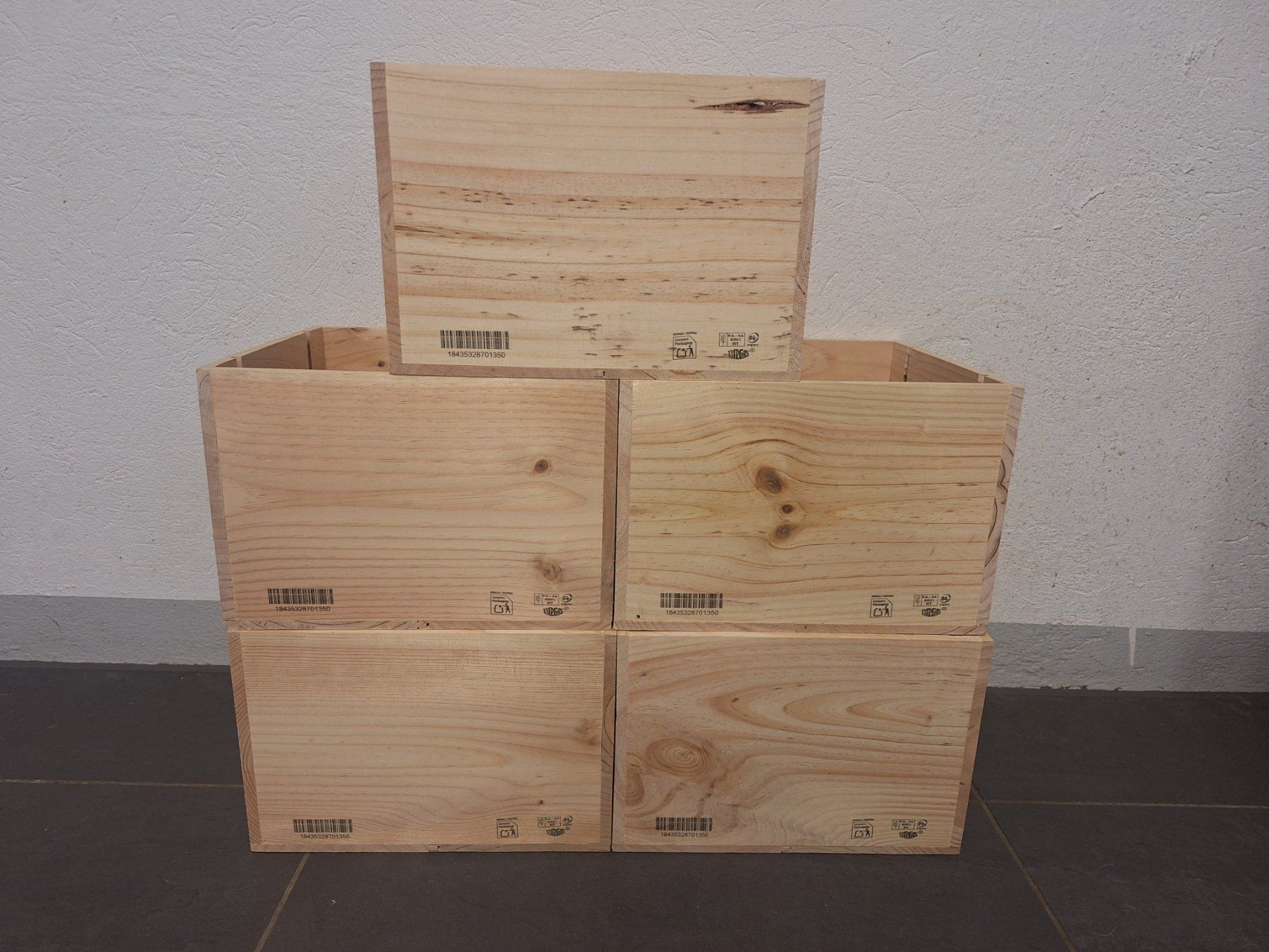 Altro: 5 x Weinkiste aus Holz – Usato da Forch venduto da merlotpomerol 3