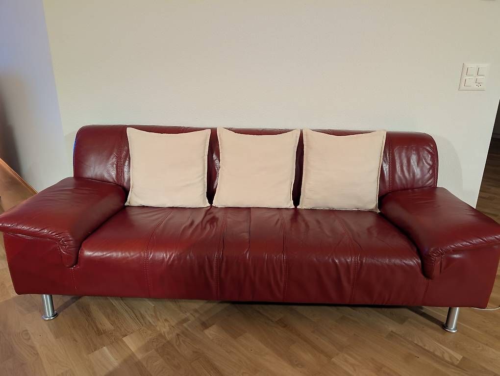 Divani: Rotes Ledersofa – Usato da Oberdorf NW venduto da sh991 1