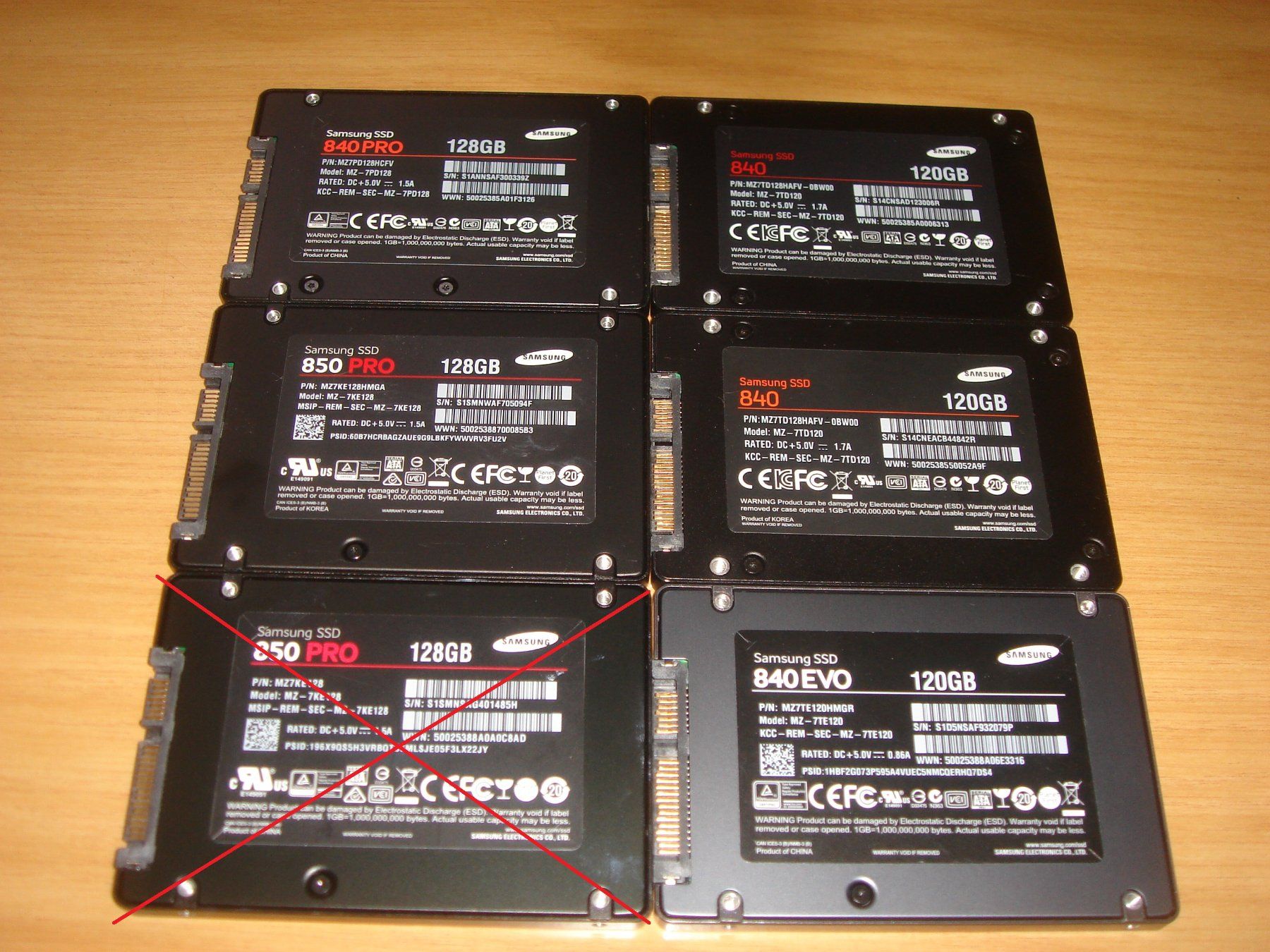 Samsung Dischi rigidi: 1 stück 120/128gb ssd. Getestet.Samsung – Usato da St. Gallen venduto da pc-sg