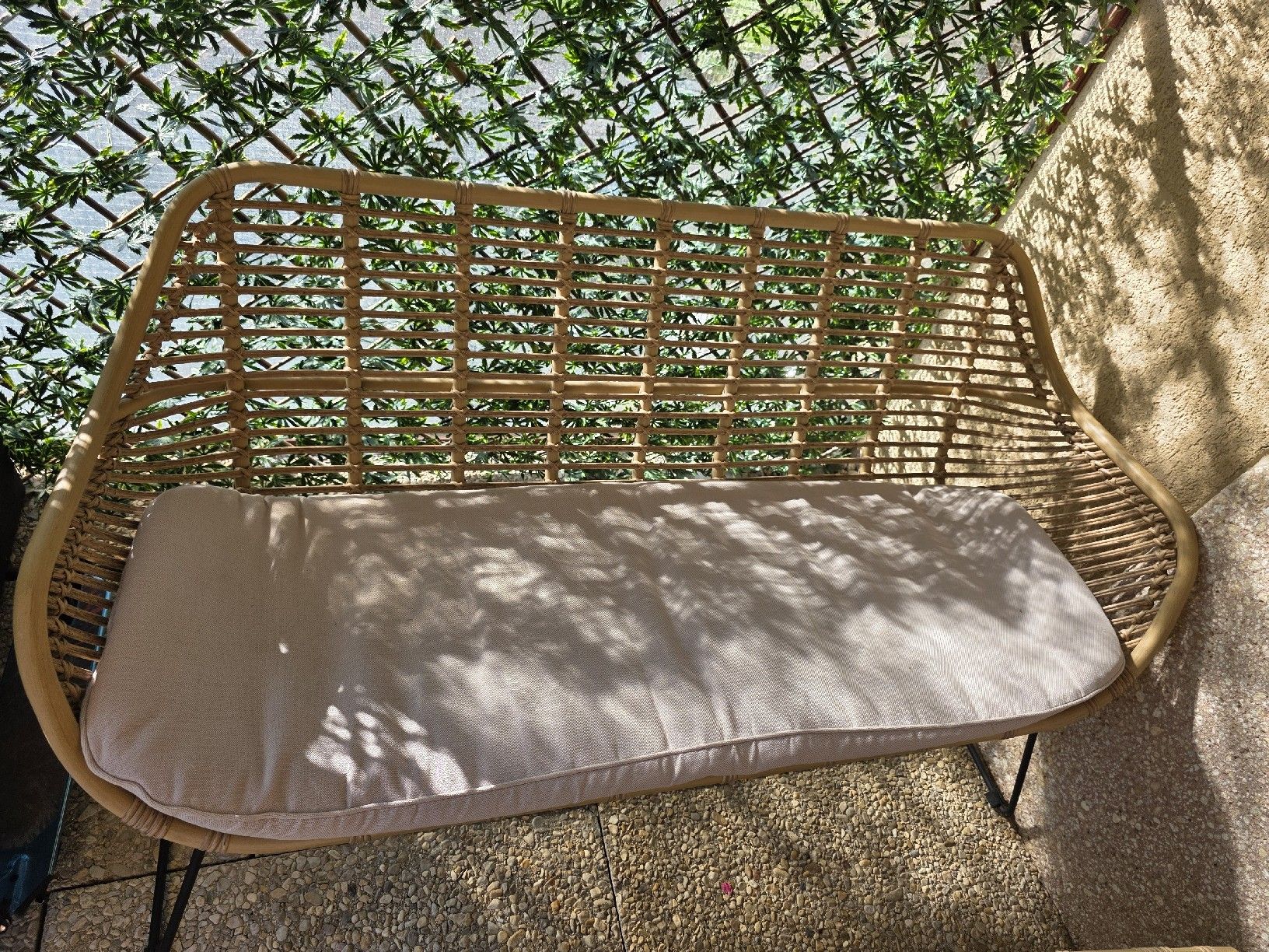 Sofas: Gartenlounge, Ratan Optik – Gebraucht aus Niederscherli von Pemela 3