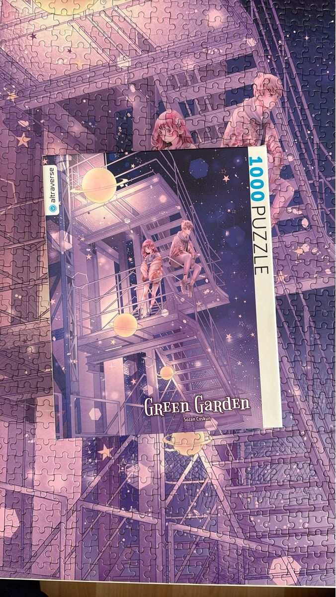 Puzzle: 1000 Teile Puzzle "Green Garden" – Usato da Gebenstorf venduto da YunaAngel
