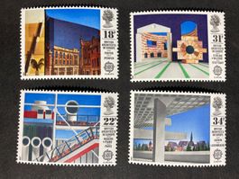 Grossbritannien 1987 Europa CEPT Satz Architektur postfrisch
