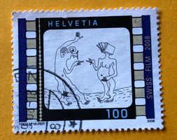 Nr.1289 Swiss Film GESTEMPELT Sondermarken 2008   