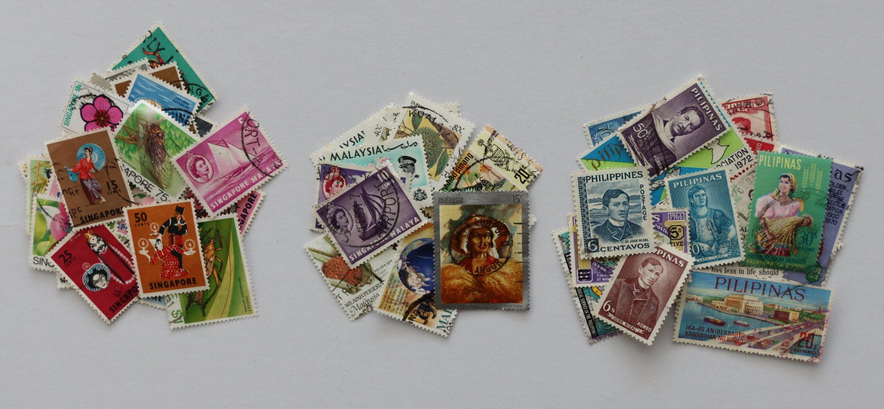 Tutti i francobolli: Briefmarken Asien (5) – Usato da Oberentfelden venduto da lakipul 3